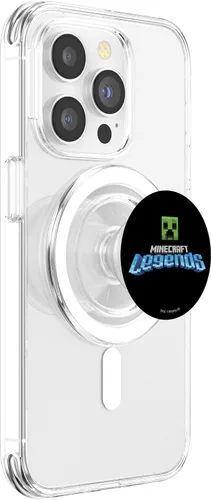 Miniatura 3 de Minecraft Legends Creeper Head - Logotipo oficial del juego PopSockets MagSafe PopGrip para iPhone