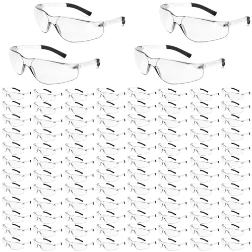 Miniatura 21 de Salfboy Juego de 30 gafas de seguridad tintadas con resistencia a arañazos ANSI Z87.1, gafas de protección ocular resistentes a arañazos para 118-30