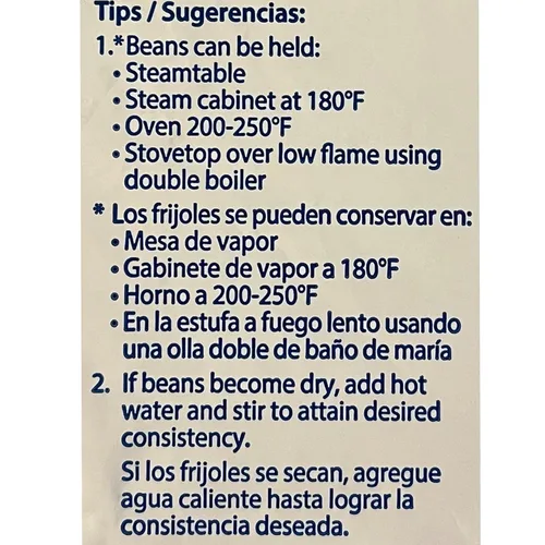 Miniatura 6 de Santiago Mezcla de frijoles refritos tradicionales, mezcla de frijoles suaves, bolsa deshidratada de 1.86 libras