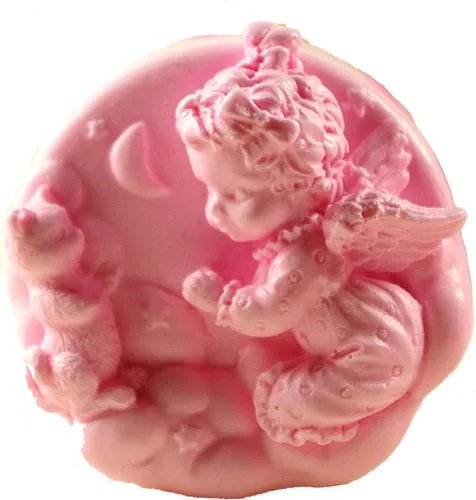 Baby Angel S453 Art Silicone Soap Craft DIY - Moldes para velas hechas a mano