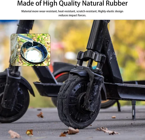 Miniatura 4 de Neumático de vacío todoterreno 100/65-6.5, neumático de repuesto de scooter eléctrico de 11 pulgadas, con válvula de aire de neumático, compatible