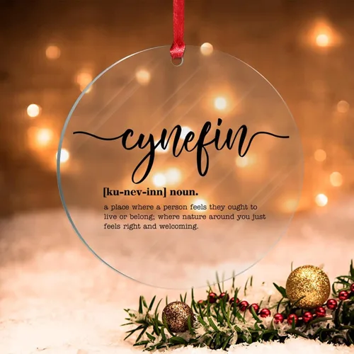 Miniatura 8 de Adorno de definición de sustantivo esteticista para decoración de árbol de Navidad, definición de esteticista, novedad, adorno de Navidad acrílico