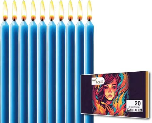 Miniatura 17 de Juego de 20 velas cónicas de color sólido, velas de cera de parafina sin goteo de 4 pulgadas con mecha de algodón, ideal para bodas, shabat, Rojo