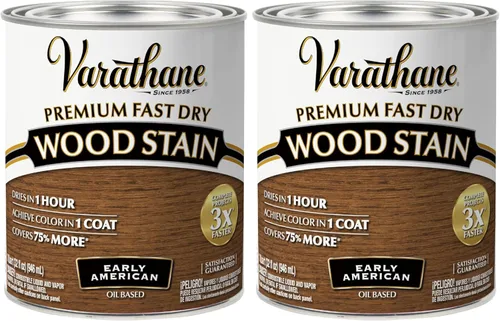 Miniatura 53 de Varathane Premium - Colorante de madera de secado rápido, cuarto de galón, roble primaveral color fantasía (Spring Oak)
