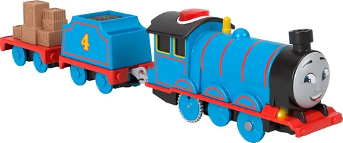 Miniatura 7 de Thomas & Friends Tren de Juguete Motorizado Motor Parlante Whiff con Sonidos y Frases y Vagón de Carga para Juego de Simulación Preescolar