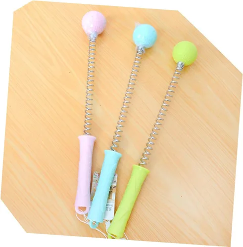 Miniatura 3 de COLLBATH 4 unids Masaje Bola Martillo Cuello Terapia Herramienta Stress Relax Varilla para Hombre Niños y Niñas Silicona Portátil Mango Telescópico