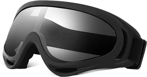 Miniatura 14 de Gafas de motocross ATV con resistencia al impacto, diadema ajustable para esquí, nieve y motocross Caqui