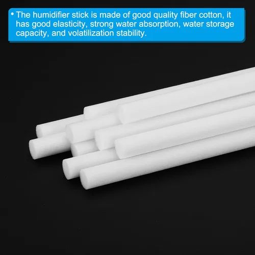 Miniatura 4 de PATIKIL Varillas de filtro de algodón humidificador, 20 piezas de repuesto de mechas de filtro para mini humidificadores USB, difusor portátil