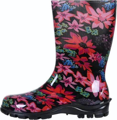 Miniatura 3 de Asgard - Botas de lluvia a media pantorrilla para mujer, impermeables.