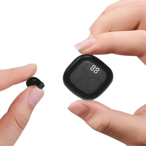 Auriculares invisibles con Bluetooth invisibles, de perfil bajo, micro pequeños, discretos, ocultos, para el trabajo, auriculares pequeños,