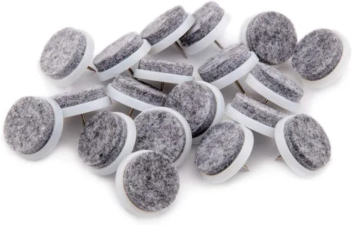 Miniatura 11 de 50 almohadillas redondas de fieltro resistentes para muebles, protectores de suelo de madera dura para silla, mesa, escritorio, escritorio, armario