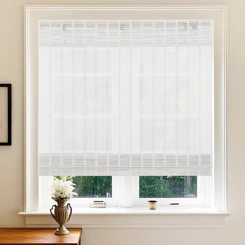 Miniatura 18 de LETAU cortinas de madera para ventanas con cenefa, filtran la luz
