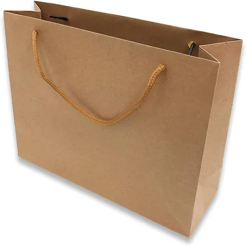 Miniatura 4 de 888 Display USA, Inc 6 bolsas de papel de 7.5 x 3 x 9.5 pulgadas de alto, diseño floral negro sobre papel Kraft, bolsas