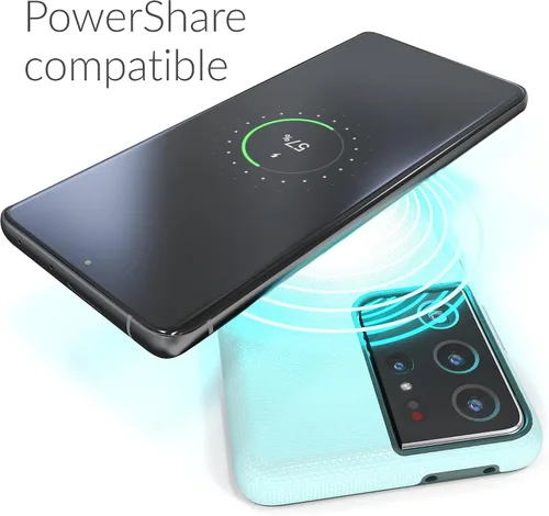 Miniatura 6 de Crave para Galaxy S21 Ultra Funda, Funda de doble capa de protección a prueba de golpes para Samsung Galaxy S21 Ultra 5G (6.8 pulgadas) - Aqua