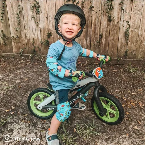 Miniatura 8 de Guantes de bicicleta para niños para bicicleta equilibrada, ciclismo de montaña, transpirables, sin dedos, guantes de ciclismo para niños pequeños