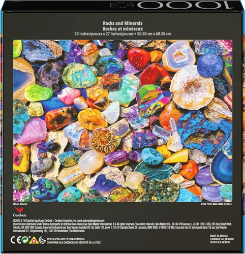 Miniatura 6 de Paquete de 2 rompecabezas de 1000 piezas, suculentas, rocas y minerales, rompecabezas para adultos y niños a partir de 8 años, exclusivo de Amazon