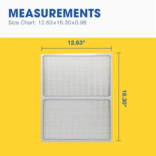 Miniatura 5 de Aerostar Filtro purificador de aire de repuesto HEPA para filtro Winix A, 115115, 5500-2, C535 y otros (1 HEPA + 4 prefiltros de carbono)