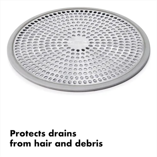Miniatura 6 de OXO Good Grips Protector de Drenaje de Silicona para Desagües Emergentes y Regulares, Gris, Talla Única y Good Grips Protector de Drenaje de Ducha