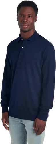 Miniatura 2 de Jerzees Men's Long Sleeve Polo Shirts, SpotShield Stain Resistant, Sizes S-2X