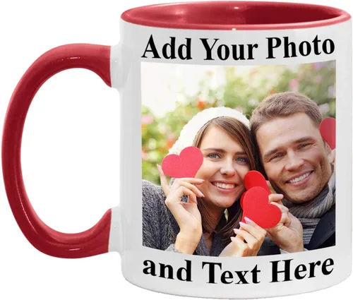 Miniatura 14 de Tazas de café personalizadas, tazas de café personalizadas, taza de café personalizada, tazas personalizadas, tazas personalizadas (Acent 11 oz_Blue)