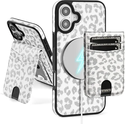 Miniatura 69 de SkyEagle Magsafe - Funda magnética 2 en 1 desmontable para iPhone 11 Pro Max con tarjetero, para mujeres y hombres, piel sintética con bloqueo RFID