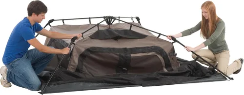 Miniatura 5 de Coleman Tienda de campaña instantánea para 4/6/8/10 personas con configuración de 1 minuto, tienda familiar grande con postes prefijados