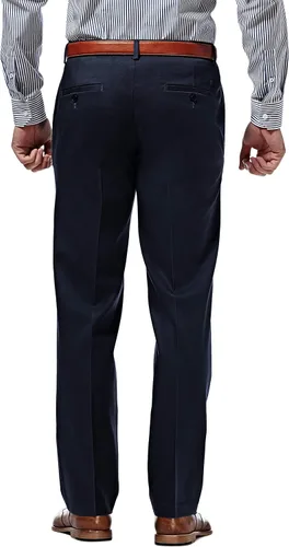 Miniatura 2 de Haggar Men's Premium No Iron Khaki Straight Fit Flat Front Casual Pant