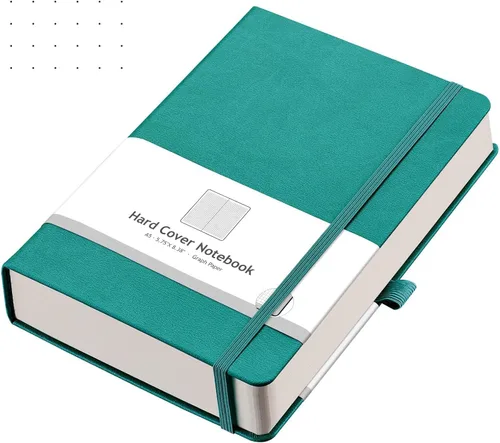 Miniatura 27 de AHGXG Cuaderno de papel cuadriculado - Cuaderno de papel de cuadrícula tamaño A4 grande 8.5''×11'', 320 páginas de diario grueso, papel cuadriculado