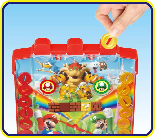 Miniatura 4 de Juego de monedas de la suerte de Super Mario de EPOCH Games - Juego de habilidad y acción de mesa para 1-2 jugadores - ¡Recoge monedas, gana premios