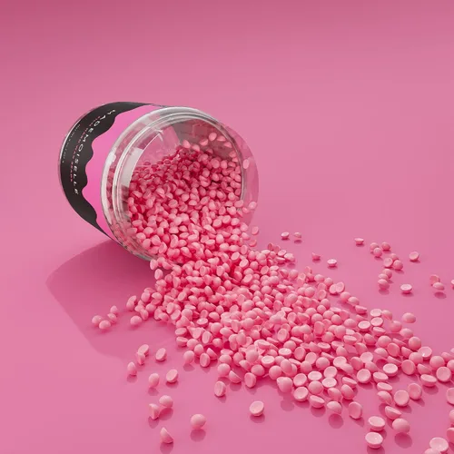 Miniatura 9 de Miss Cire Cuentas de cera dura rosa, depilación sin dolor, no necesita tiras, bajo punto de fusión, textura cremosa, para cara y cuerpo, para piel