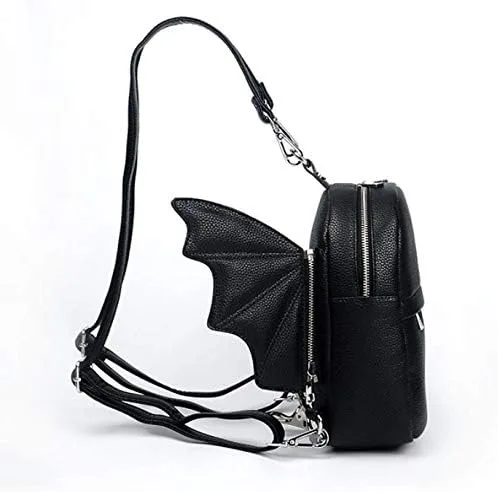 Miniatura 4 de Prime Original Mini mochila de moda para mujer Bolso de hombro desmontable con ala de ángel de murciélago