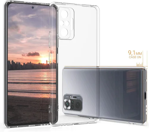 Miniatura 3 de kwmobile Funda compatible con Xiaomi Redmi Note 10 Pro - Funda transparente Funda suave delgada flexible protectora TPU teléfono cubierta