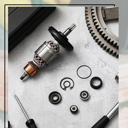 Miniatura 3 de Threlaco Reemplazo de armadura 1619p10864 compatible con martillo giratorio Bosch Rh540s Rh540m y martillo de demolición Gsh5e Gsh5ce, conjunto