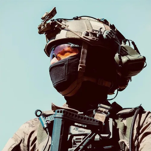 Miniatura 6 de Gafas de visión nocturna NVG montaje para casco de metal L4G24 PVS15/18 Canela