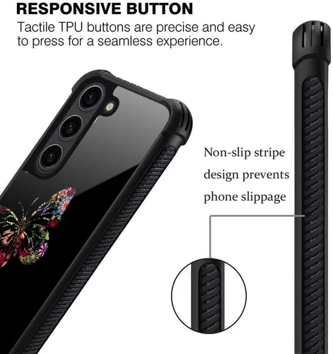 Miniatura 4 de ZHEGAILIAN Funda para Samsung Galaxy S23 Plus, protección de grado militar, esquinas a prueba de golpes, funda antiarañazos para Samsung Galaxy S23