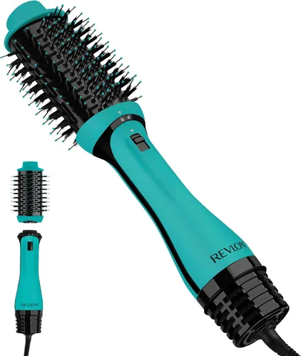 Miniatura 11 de Revlon-Cepillo de aire caliente para secador de cabello y voluminizador de un solo paso, negro (el embalaje puede variar)