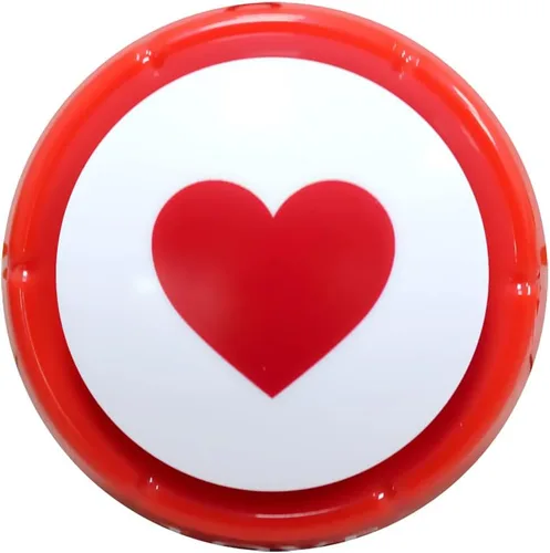 Miniatura 3 de Talkie Toys Products Botón de amor - Botón parlante reproduce 10 refranes de amor