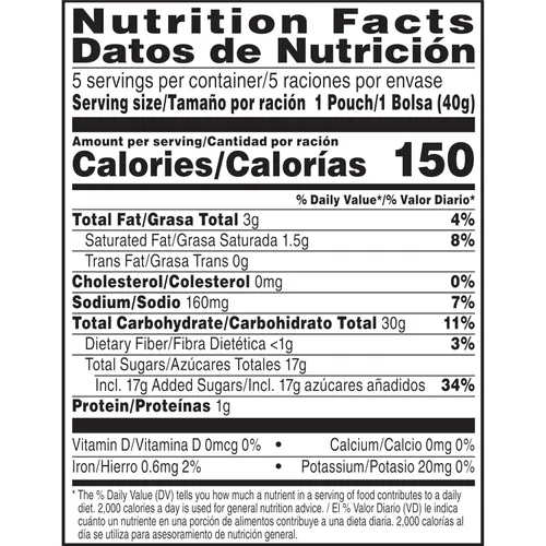 Miniatura 12 de Pop-Tarts Bocaditos de pastelería horneados, aperitivos para niños, almuerzo escolar, fresa esmerilada (5 cajas, 25 bolsas)