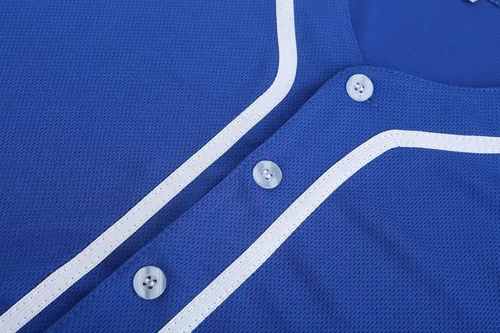 Miniatura 4 de oldtimetown Mens Button Down Baseball Jersey, Blank Softball Team Uniform, Hip Hop Hipster Short Sleeve Active Shirts