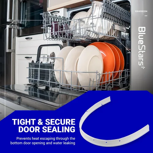 Miniatura 2 de BlueStars 5304500204 Pieza de repuesto para junta de puerta inferior para lavavajillas, compatible con lavavajillas Frigidaire Kenmore Crosley