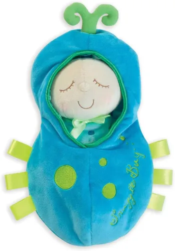 Manhattan Toy Snuggle Pod Snuggle Bug Primera Muñeca Bebé con Acogedor Saco de Dormir para Edades de 6 Meses en Adelante