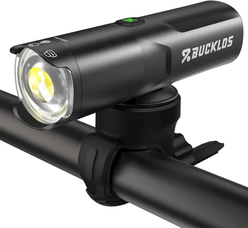 Miniatura 12 de BUCKLOS Luces de bicicleta súper brillantes para montar en la noche, 1500, 1200, 800, 600, 400 lúmenes, para conducción nocturna, faros delanteros
