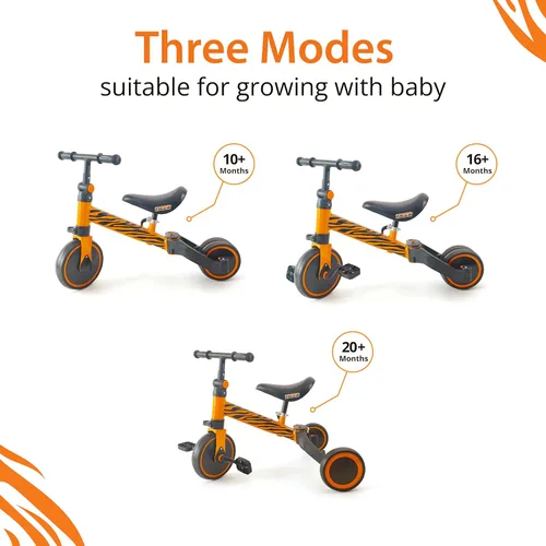 Miniatura 2 de Hurtle Triciclos 3 en 1 para niños, bicicleta de entrenamiento de equilibrio, convertible para niños pequeños, juguetes de equitación