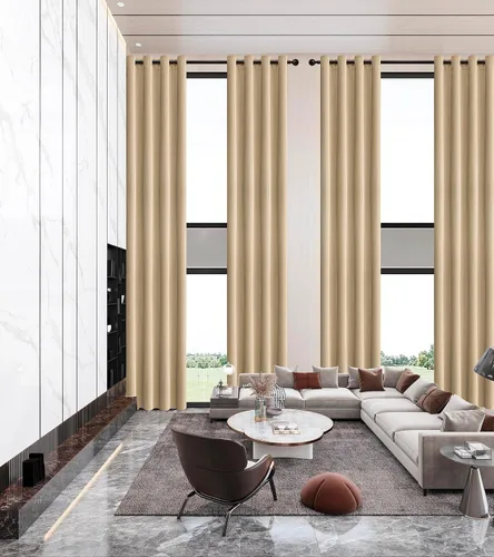 Miniatura 18 de Qiseca Cortinas extralargas de 132 pulgadas de largo para sala de estar, cortinas de techo de 11 pies, ventanas altas hechas a medida de 2 pisos