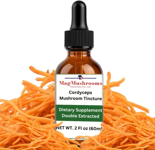 Miniatura 11 de Tintura de hongos de rutina matutina, alta potencia, doble extracción, 60 dosis diarias, melena de león y cordyceps