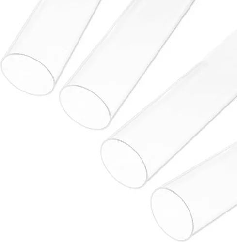 Miniatura 9 de MECCANIXITY Tubo Redondo Rígido Transparente de Acrílico 6mm (1/4") ID 8mm (5/16") OD 356mm para Lámparas y Linternas, Sistema de Refrigeración por