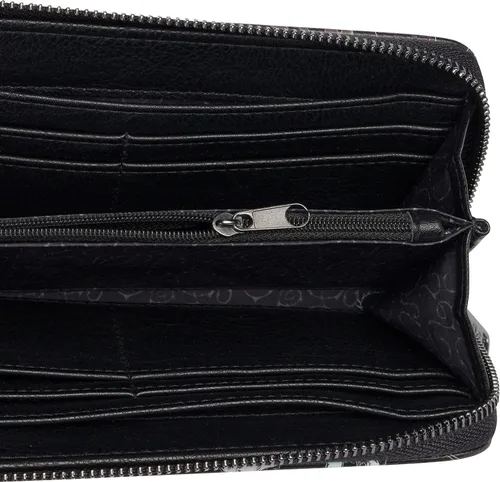 Miniatura 5 de Loungefly Disney The Nightmare Before Christmas - Cartera estilo acordeón y cremallera alrededor
