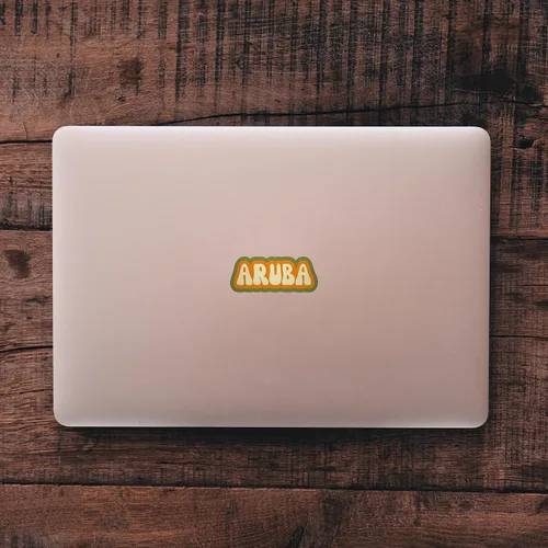 Miniatura 3 de Aruba - Adhesivo de viaje, varios colores, vinilo para botella de agua para laptop, Places I've Been, calcomanía de equipaje de moda, inspiración