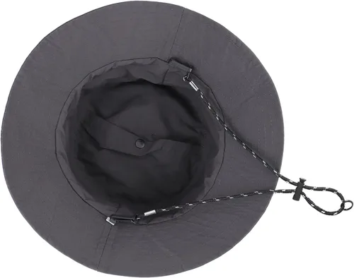 Miniatura 6 de Sombrero de sol para hombres y mujeres, ala ancha, UPF 50+, sombrero de pesca y pescador, impermeable, plegable, sombrero de sol para playa, Gris