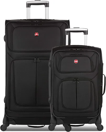 Miniatura 18 de SwissGear - Equipaje suave expandible Sion con ruedas, Negro